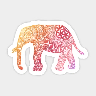 Mandala elephant Sticker